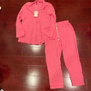Cotton Bright Pink Co-ord set